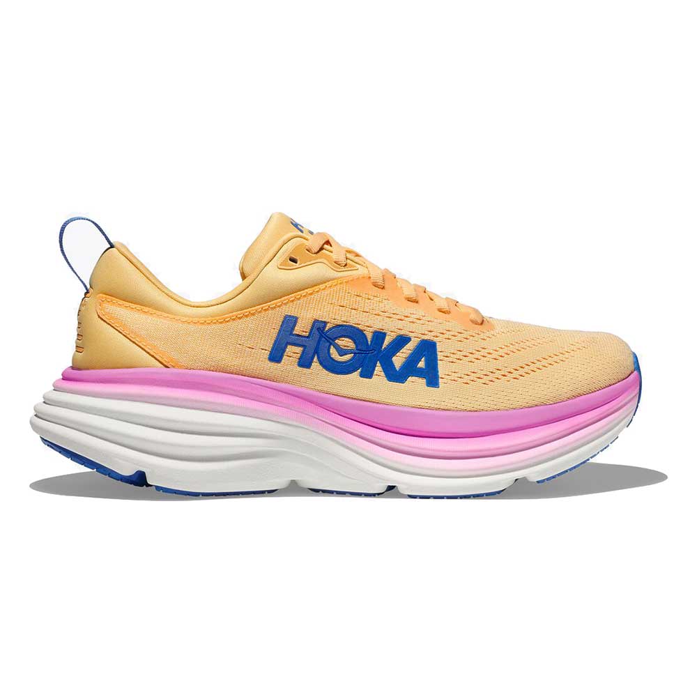 HOKA, Scarpa da corsa Bondi 8 da donna - Impala/Ciclamino - Regolare (B)