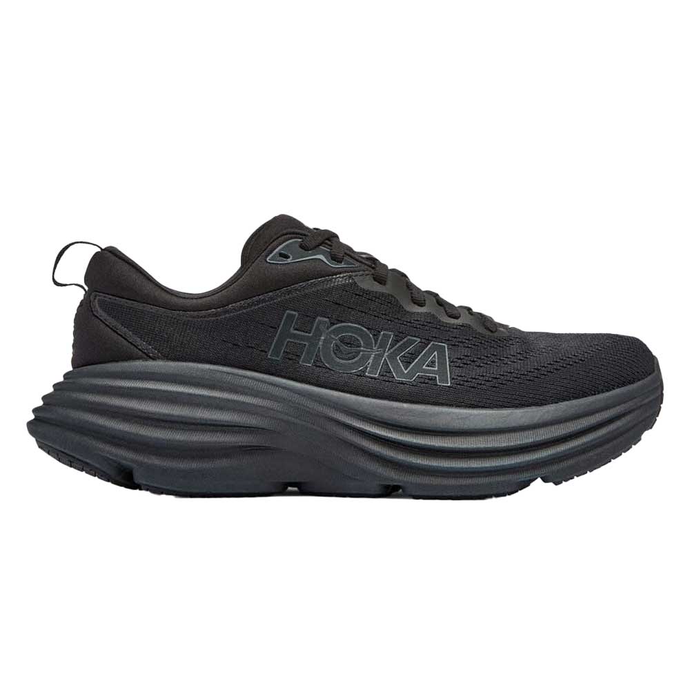 HOKA, Scarpa da corsa Bondi 8 da donna - Nero/Nero - Ampia (D)