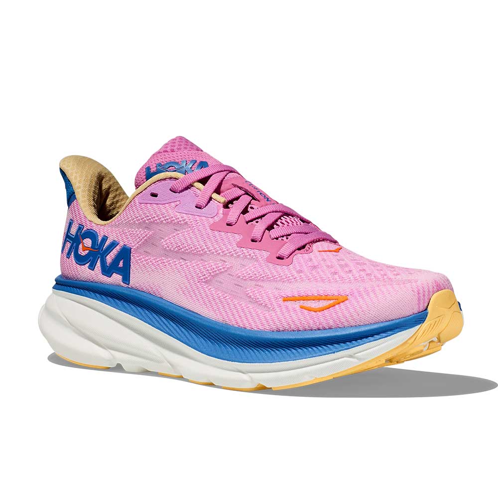 HOKA, Scarpa da corsa Clifton 9 da donna - Ciclamino/Dolce Lilla - Regolare (B)