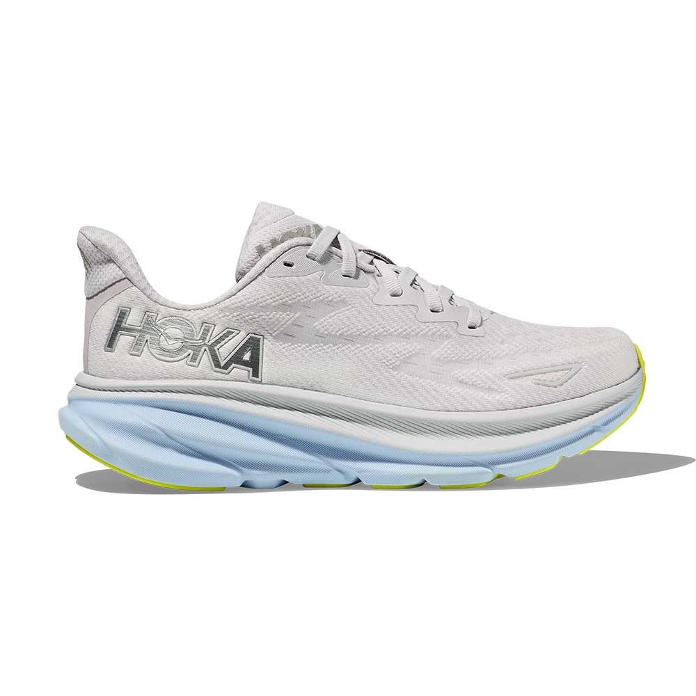 HOKA, Scarpa da corsa Clifton 9 da donna - Nimbus Cloud/Ice Water - Regolare (B)