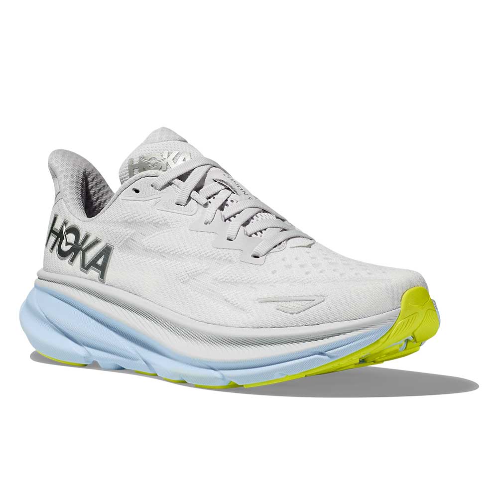 HOKA, Scarpa da corsa Clifton 9 da donna - Nimbus Cloud/Ice Water - Wide (D)