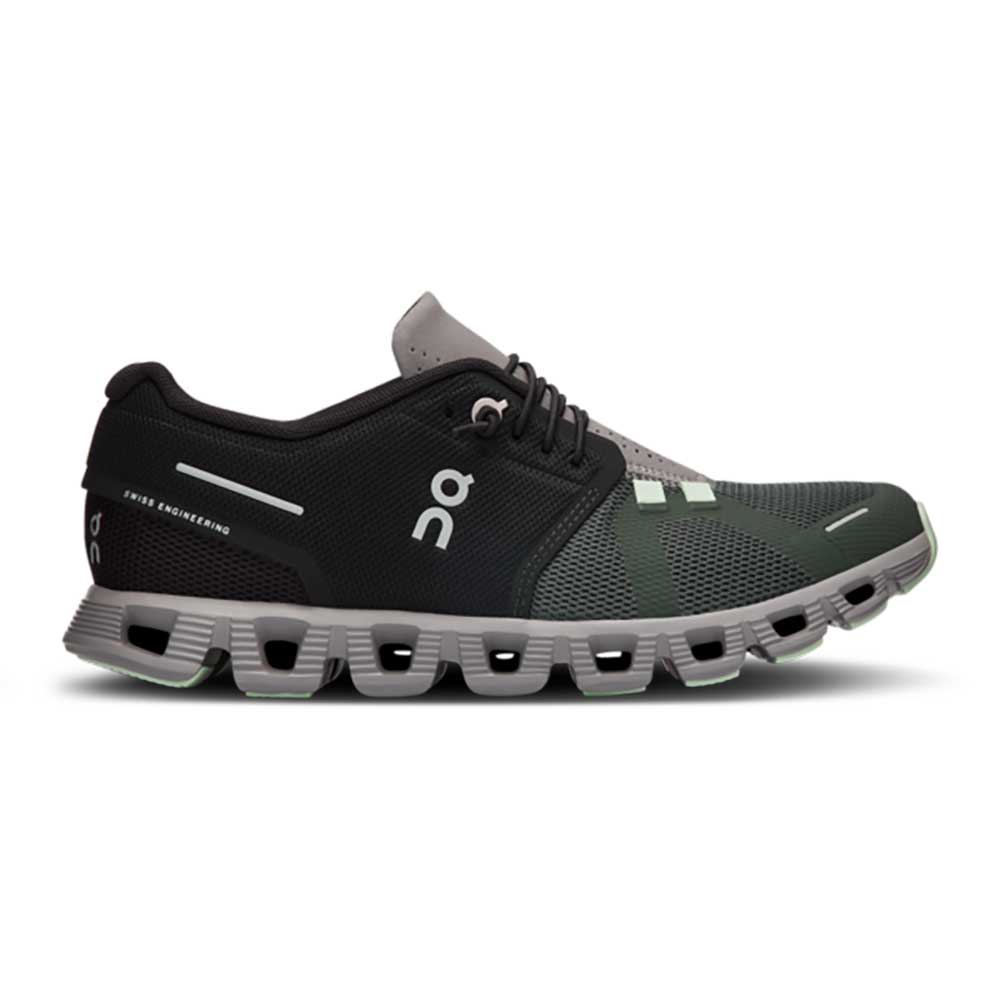 In corsa, Scarpa da corsa Cloud 5 da donna - Nero/Lead - Regolare (B)