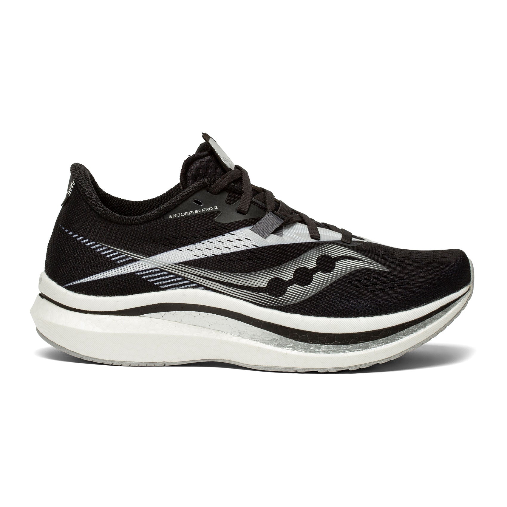 Saucony, Scarpa da corsa Endorphin Pro 2 Donna - Nero/Bianco - Regolare (B)