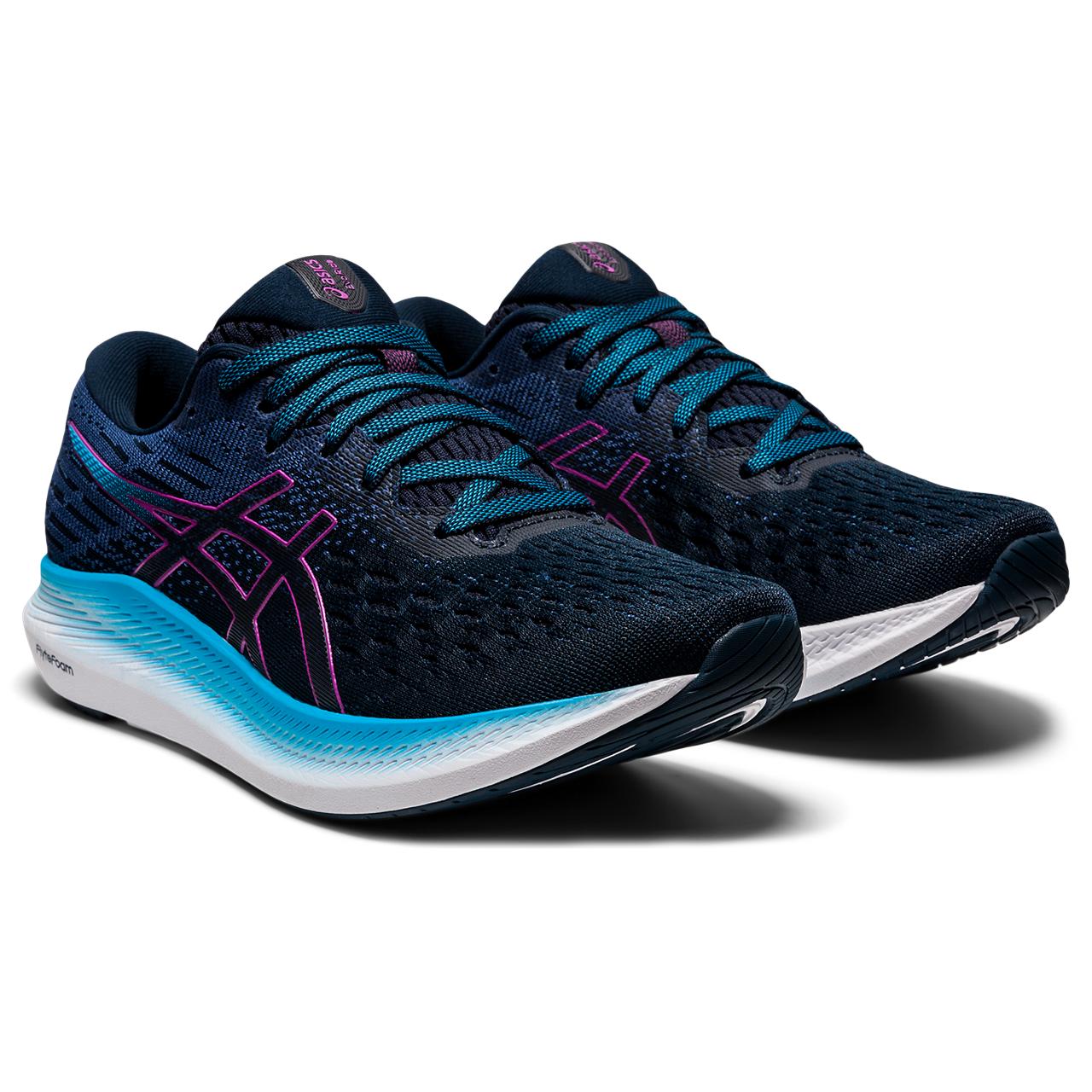 Asics, Scarpa da corsa Evoride 2 da donna -French Blue/Digital Grape- Regolare (B)