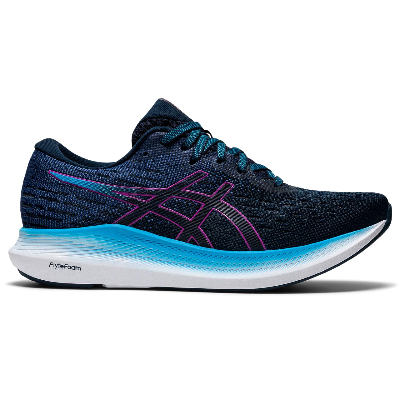 Asics, Scarpa da corsa Evoride 2 da donna -French Blue/Digital Grape- Regolare (B)