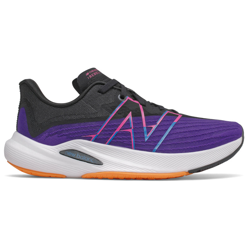 Nuovo equilibrio, Scarpa da corsa FuelCell Rebel v2 da donna - Viola scuro/Nero