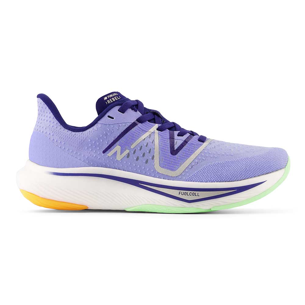 Nuovo equilibrio, Scarpa da corsa FuelCell Rebel v3 Donna - Viola vibrante/Blu Vittoria - Regolare (B)