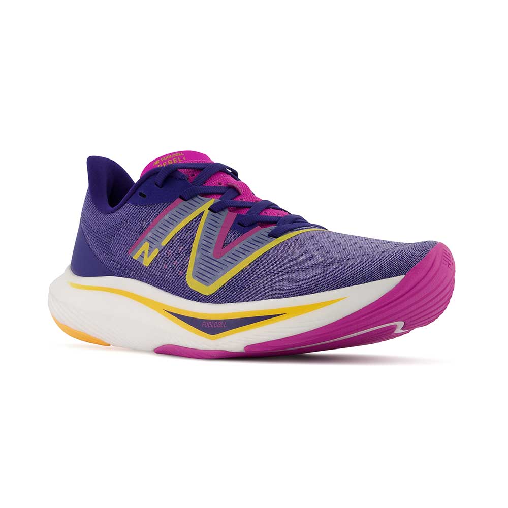 Nuovo equilibrio, Scarpa da corsa FuelCell Rebel v3 da donna - Victory Blue/Magenta Pop - Regolare (B)