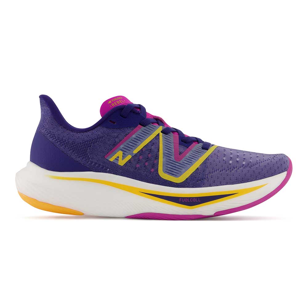 Nuovo equilibrio, Scarpa da corsa FuelCell Rebel v3 da donna - Victory Blue/Magenta Pop - Regolare (B)