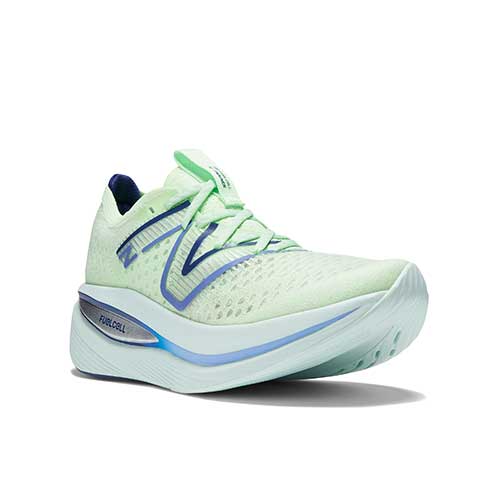 Nuovo equilibrio, Scarpa da corsa FuelCell SuperComp Trainer da donna - Vibrant Spring Glo/Light Surf