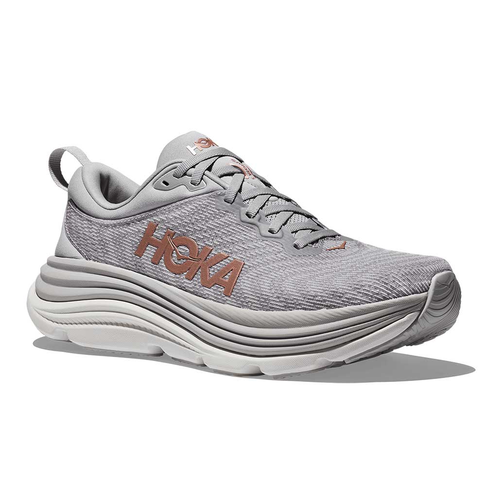 HOKA, Scarpa da corsa Gaviota 5 Donna - Harbor Mist/Rose Gold - Regolare (B)