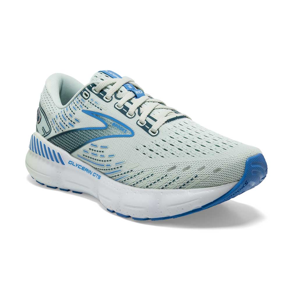 Brooks, Scarpa da corsa Glycerin GTS 20 Donna - Blu Vetro/Marina/Blu Legion - Regular (B)