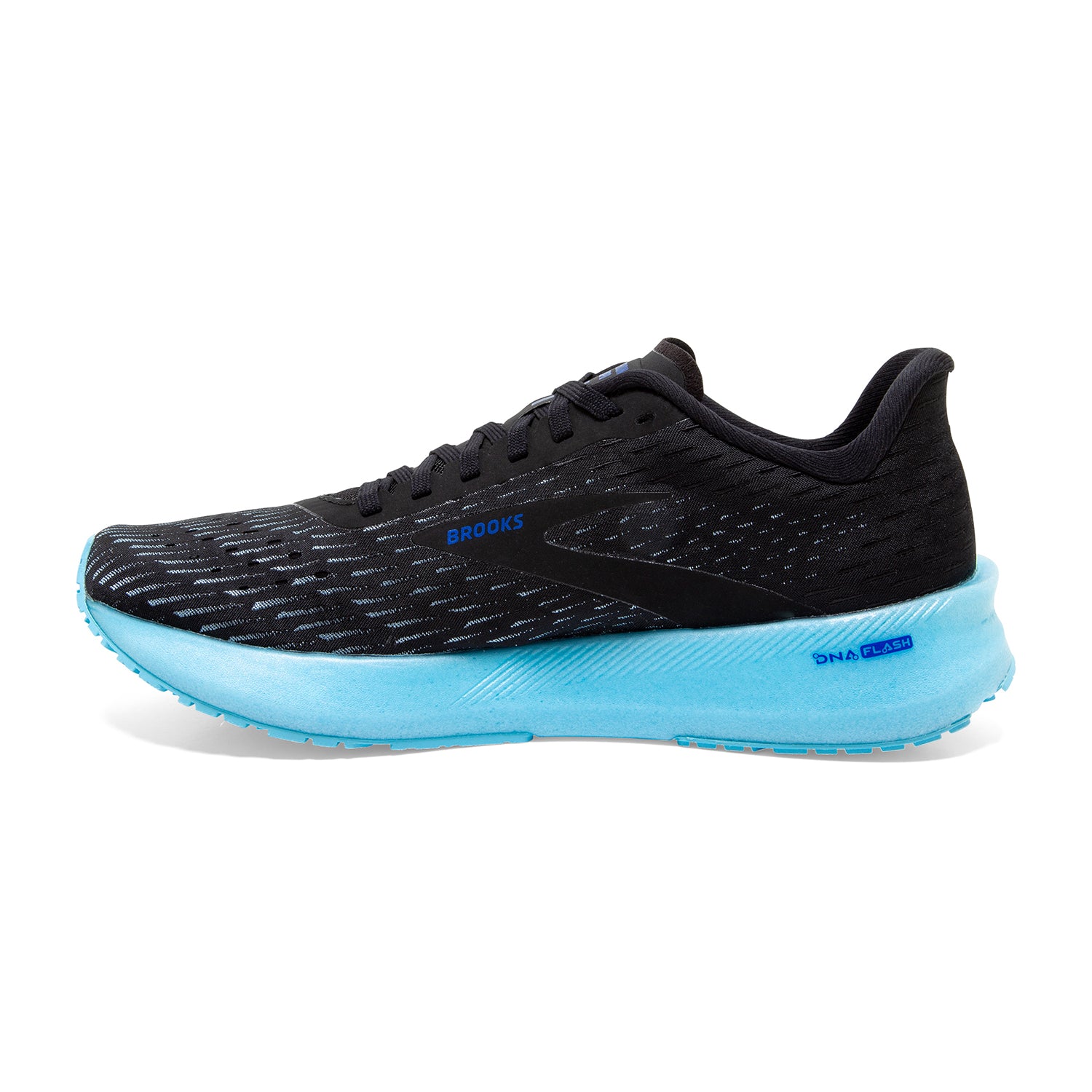 Brooks, Scarpa da corsa Hyperion Tempo Donna - Nero/Acqua ghiacciata/Blu - Regolare (B)