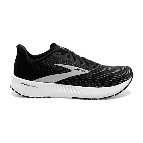 Brooks, Scarpa da corsa Hyperion Tempo da donna - Nero/Argento/Bianco - Regolare (B)