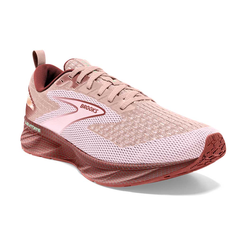 Brooks, Scarpa da corsa Levitate 6 Donna - Peach Whip/Pink- Regular (B)