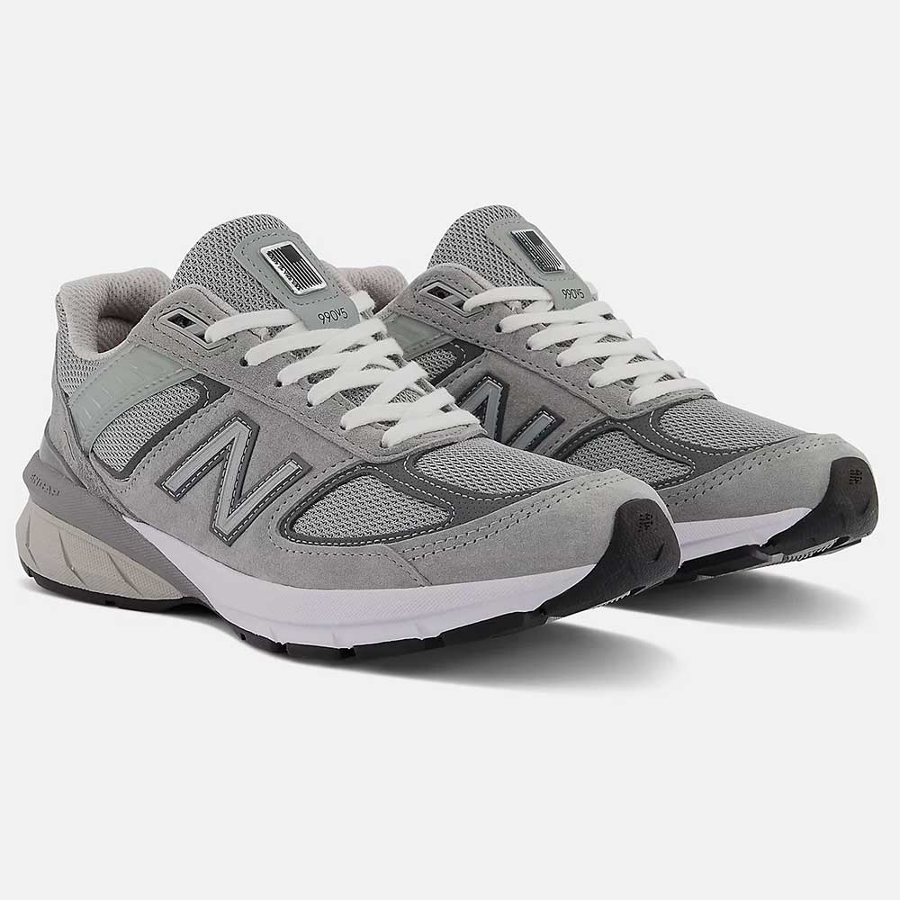 Nuovo equilibrio, Scarpa da corsa MADE in USA 990v5 Core da donna - Grigio/Castello - Regolare (B)