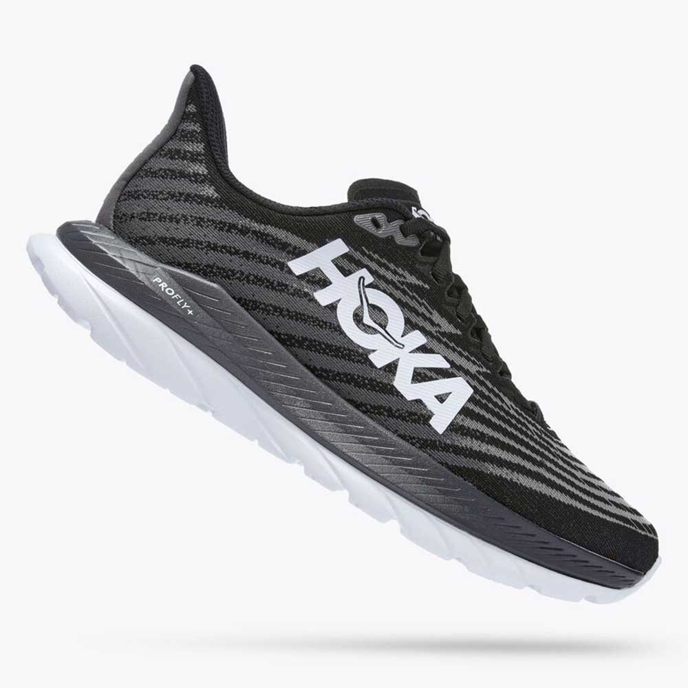 HOKA, Scarpa da corsa Mach 5 da donna - Nero/Castello - Regolare (B)