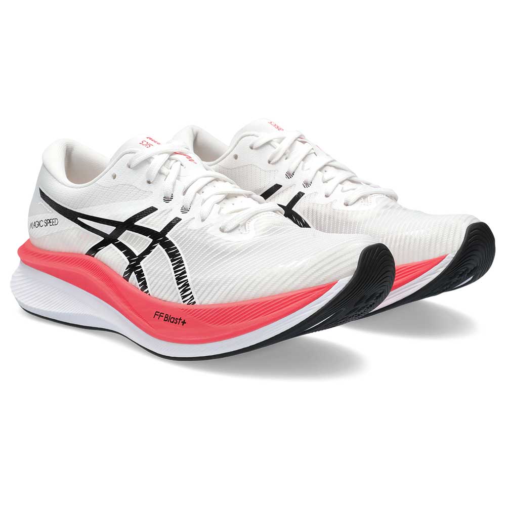 Asics, Scarpa da corsa Magic Speed 3 da donna - Bianco/Nero - Regolare (B)