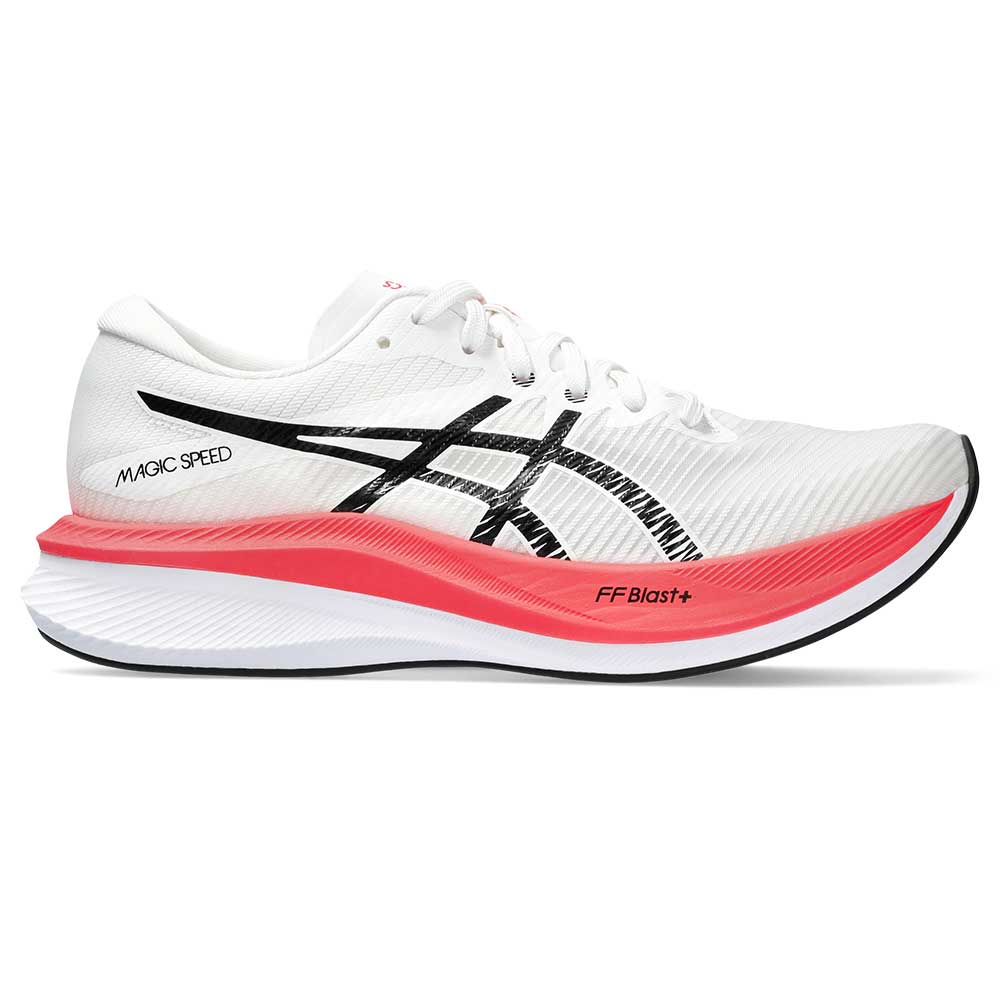 Asics, Scarpa da corsa Magic Speed 3 da donna - Bianco/Nero - Regolare (B)