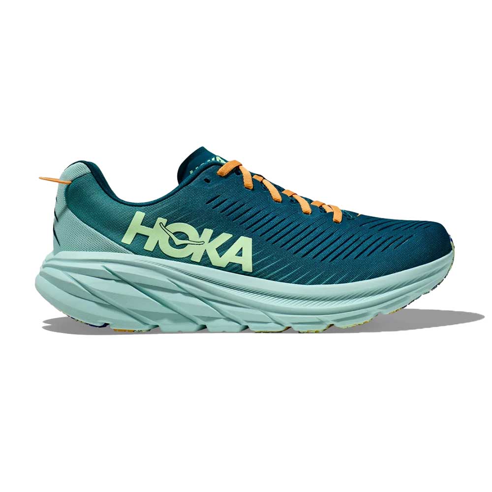 HOKA, Scarpa da corsa Rincon 3 da uomo - Deep Lagoon/Ocean Mist - Regolare (D)