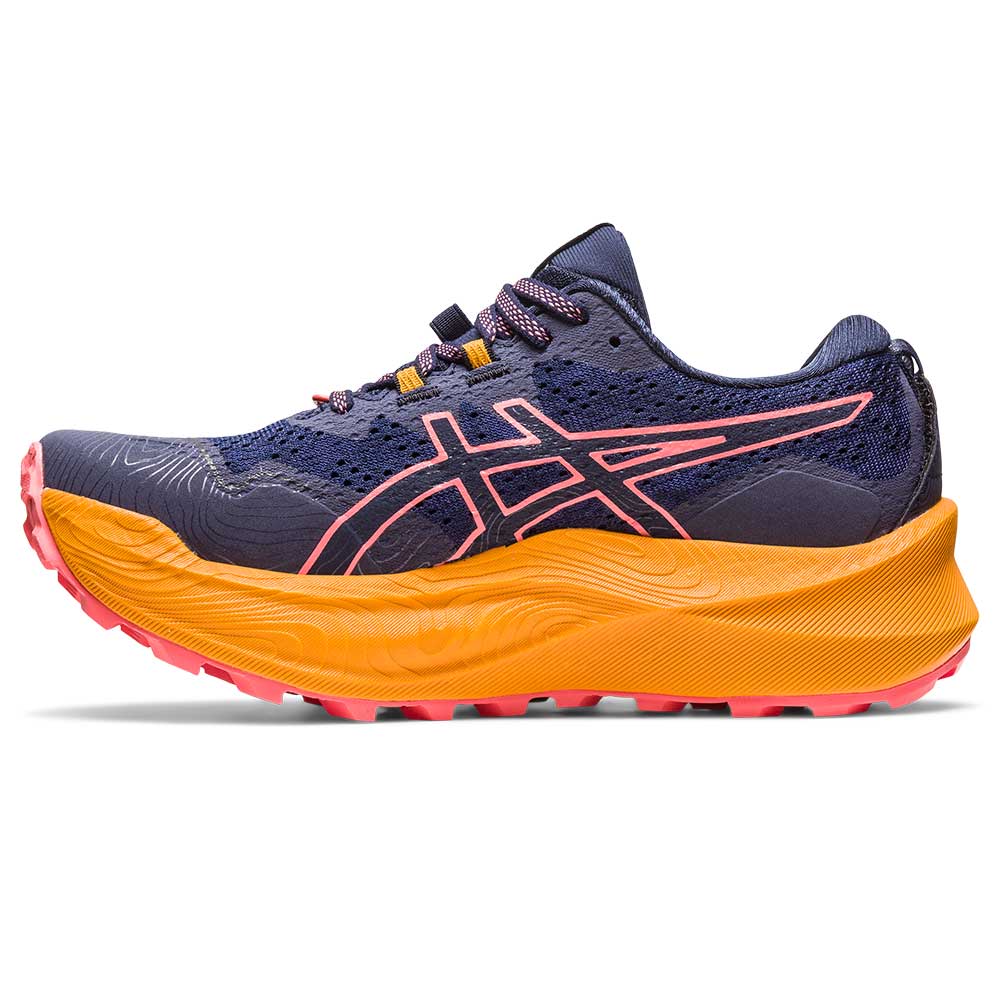 Asics, Scarpa da corsa Trabuco Max 2 da donna - Mezzanotte/Papaya - Regolare (B)