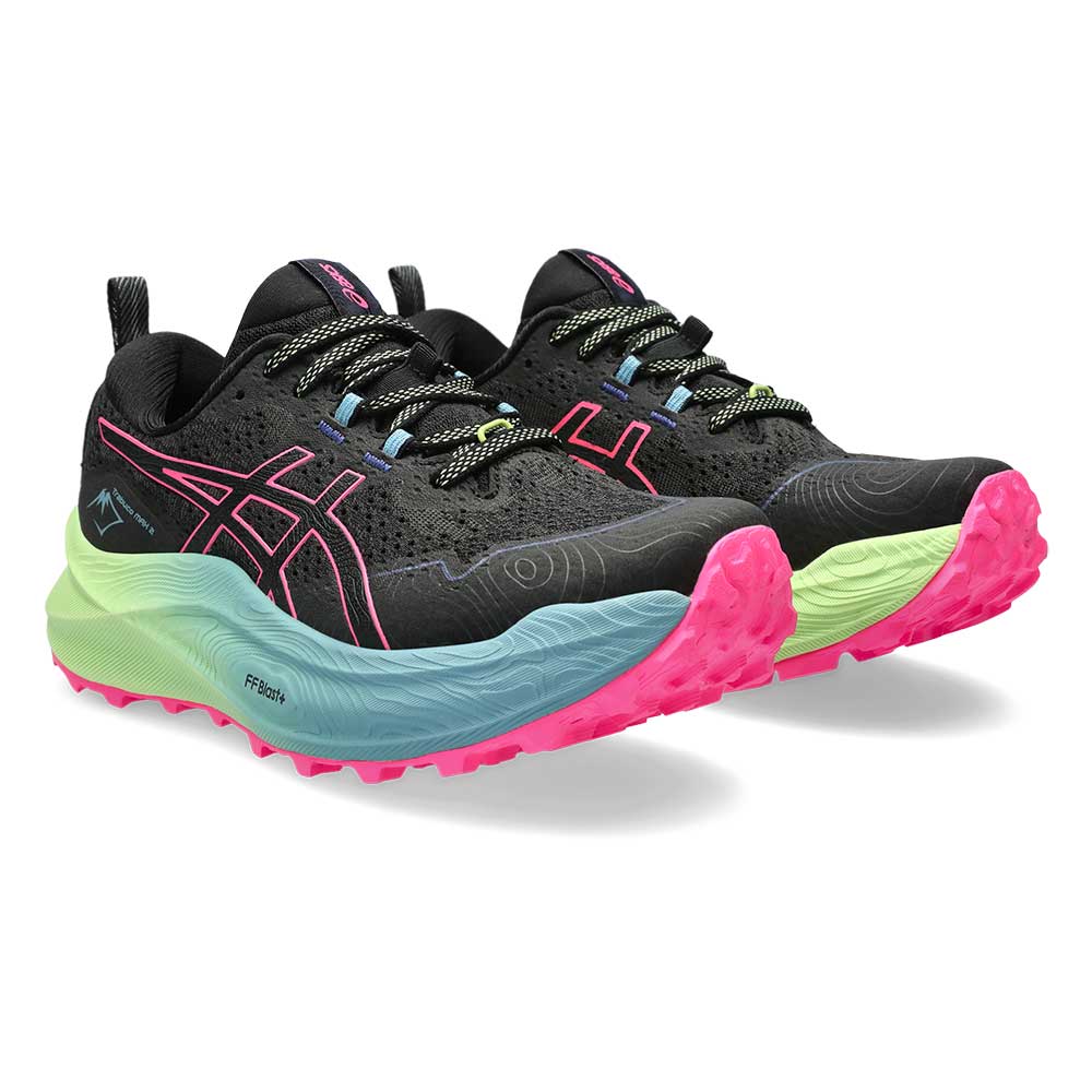 Asics, Scarpa da corsa Trabuco Max 2 da donna - Nero/Rosa - Regolare (B)