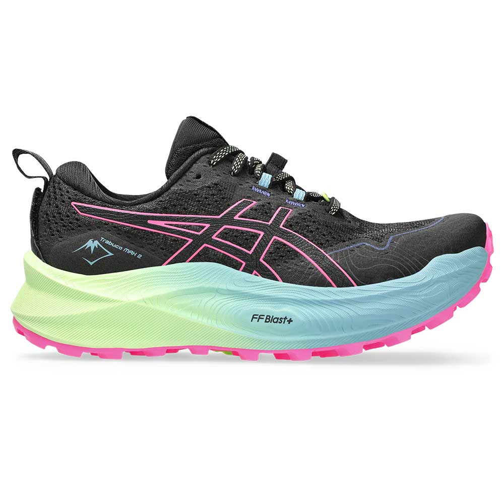 Asics, Scarpa da corsa Trabuco Max 2 da donna - Nero/Rosa - Regolare (B)