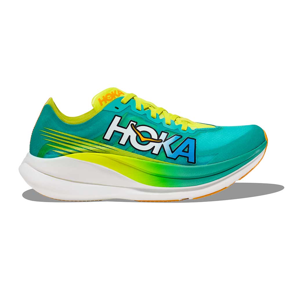 HOKA, Scarpa da corsa unisex Rocket X 2 - Ceramic/Evening Primrose - Regolare (D)