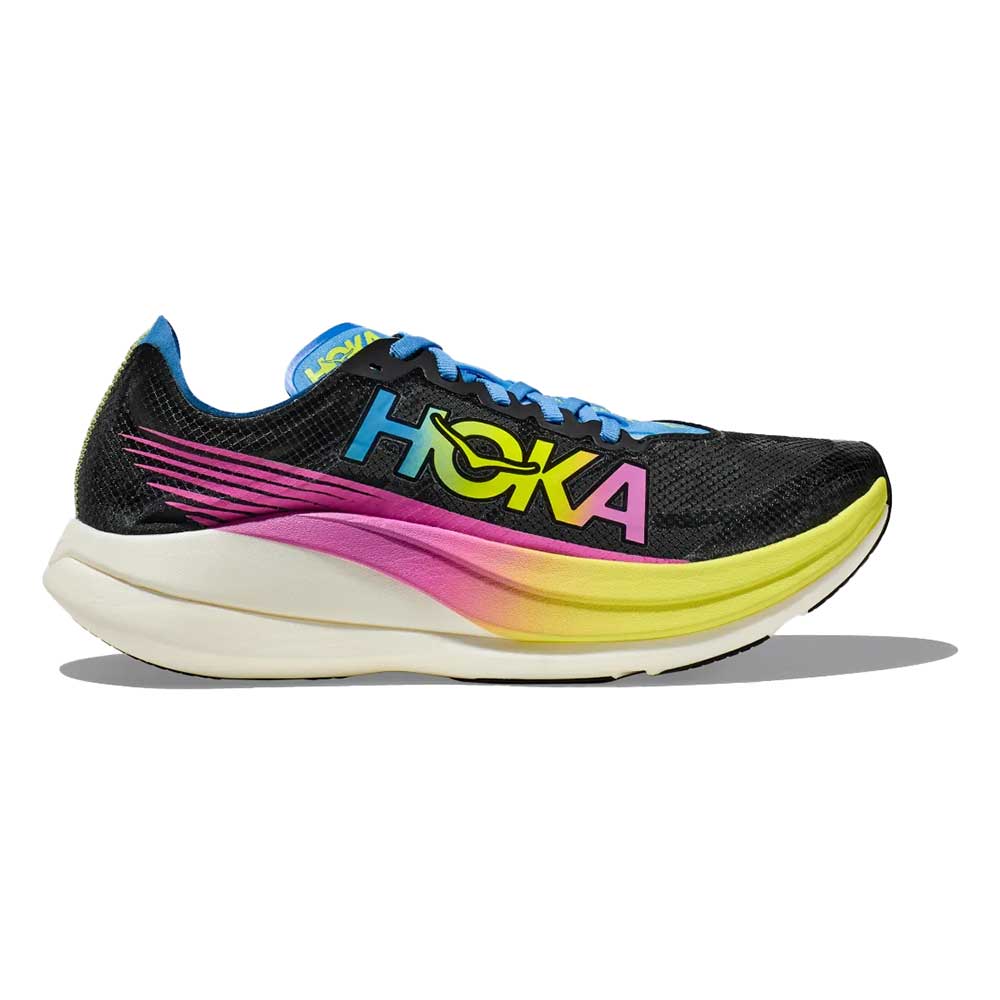 HOKA, Scarpa da corsa unisex Rocket X 2 - Nero/Multi - Regolare (D)