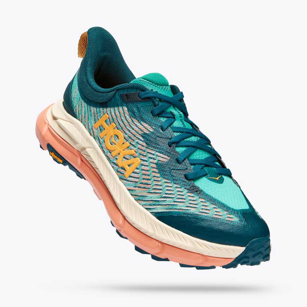 HOKA, Scarpa da trail Mafate Speed 4 Donna - DeepTeal/Water Garden - Regolare (B)