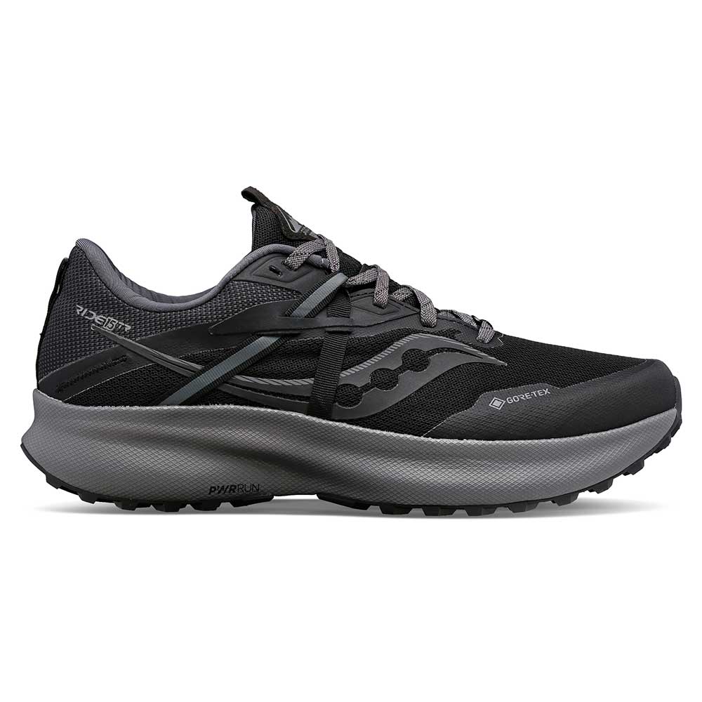 Saucony, Scarpa da trail Ride 15 Tr Gtx da uomo - Nero/Carbone