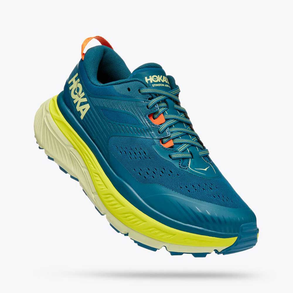 HOKA, Scarpa da trail Stinson ATR 6 da uomo - Blue Coral/Butterfly - Regolare (D)