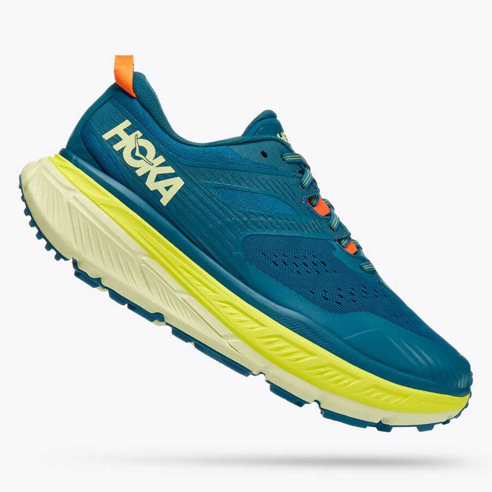 HOKA, Scarpa da trail Stinson ATR 6 da uomo - Blue Coral/Butterfly - Regolare (D)