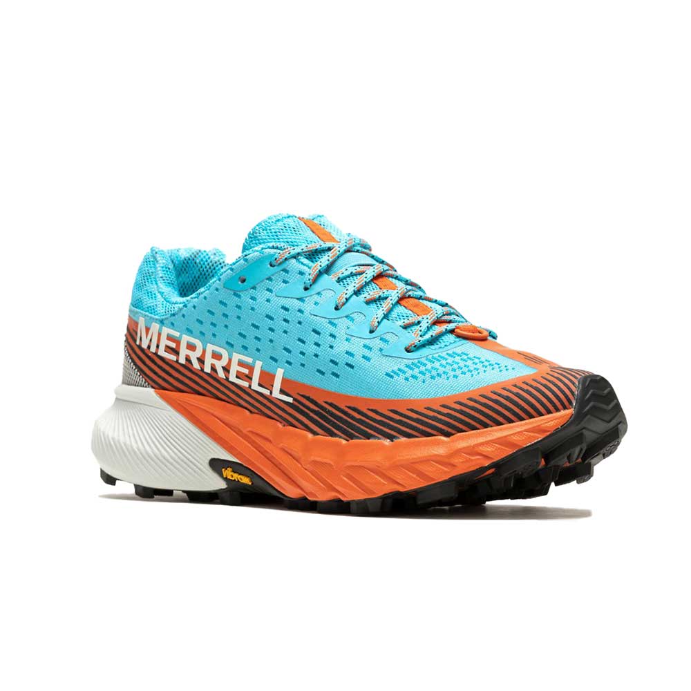 Merrell, Scarpa da trail running Agility Peak 5 da donna - Atoll/Cloud - Regolare (B)