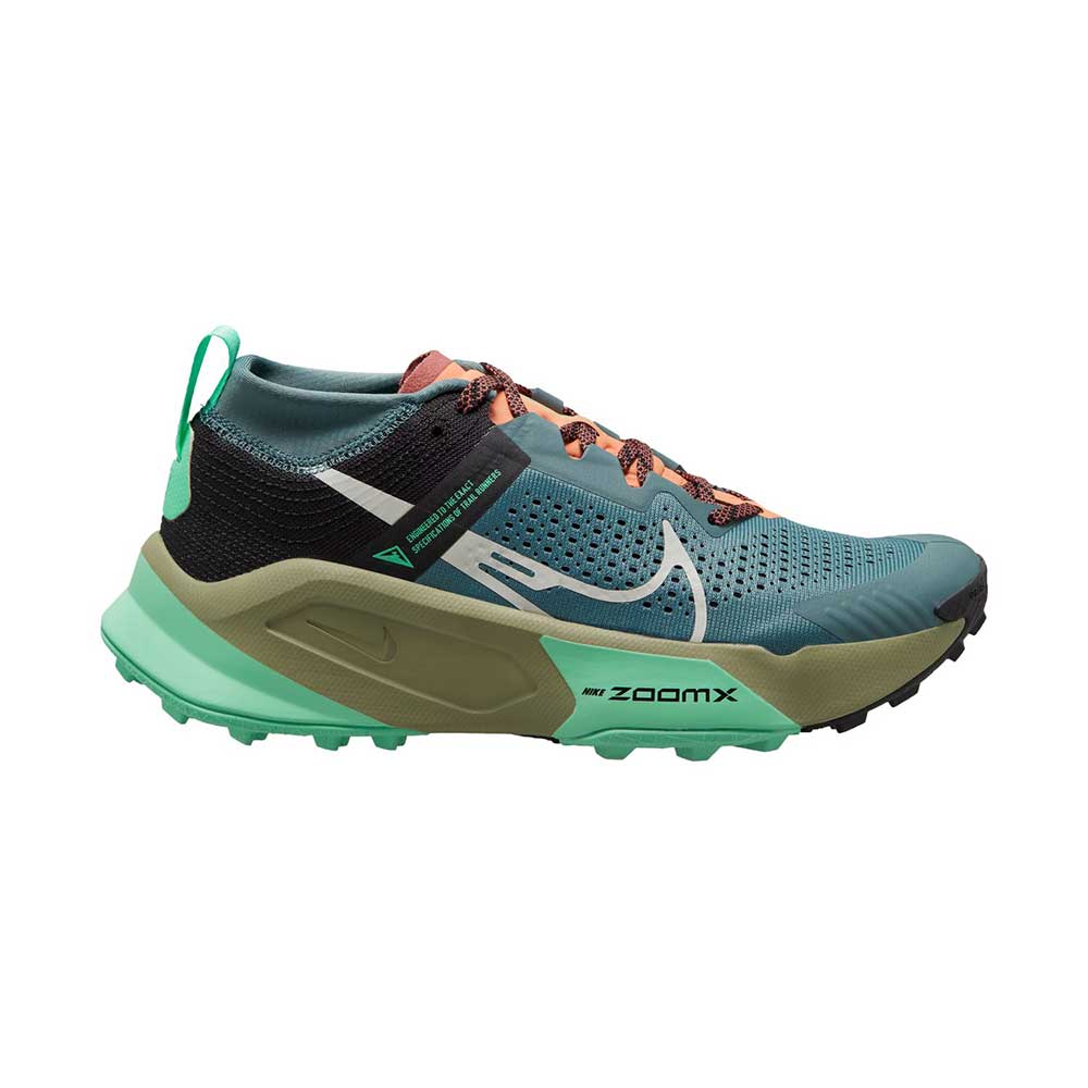 Nike, Scarpa da trail running ZoomX Zegama da donna - Ardesia minerale/Osso chiaro/Nero - Regolare (B)