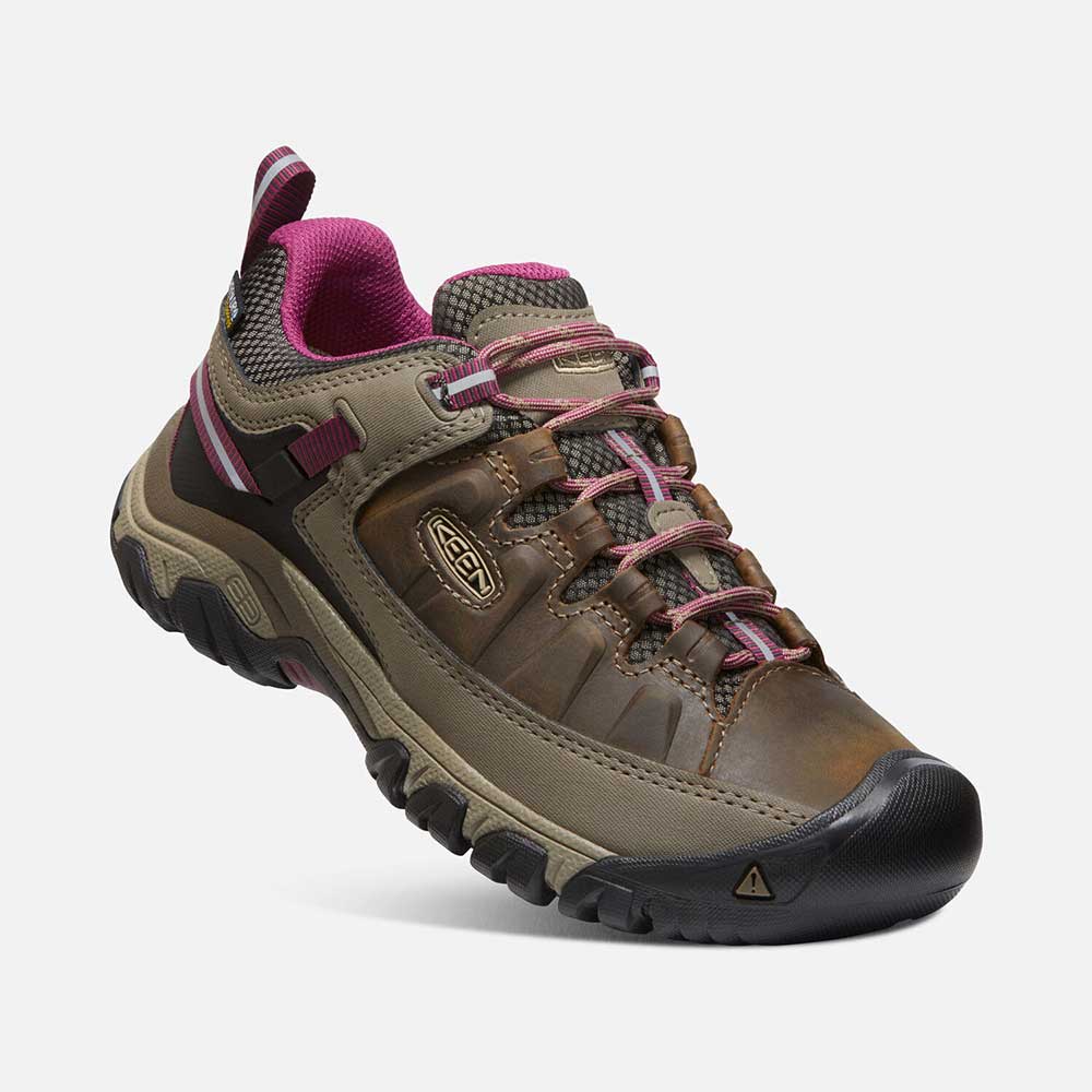 KEEN, Scarpa da trekking impermeabile Targhee III da donna - Weiss/Boysenberry- Regolare (B)