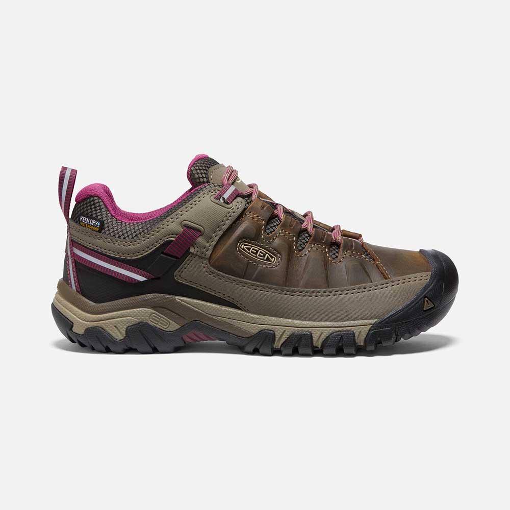 KEEN, Scarpa da trekking impermeabile Targhee III da donna - Weiss/Boysenberry- Regolare (B)