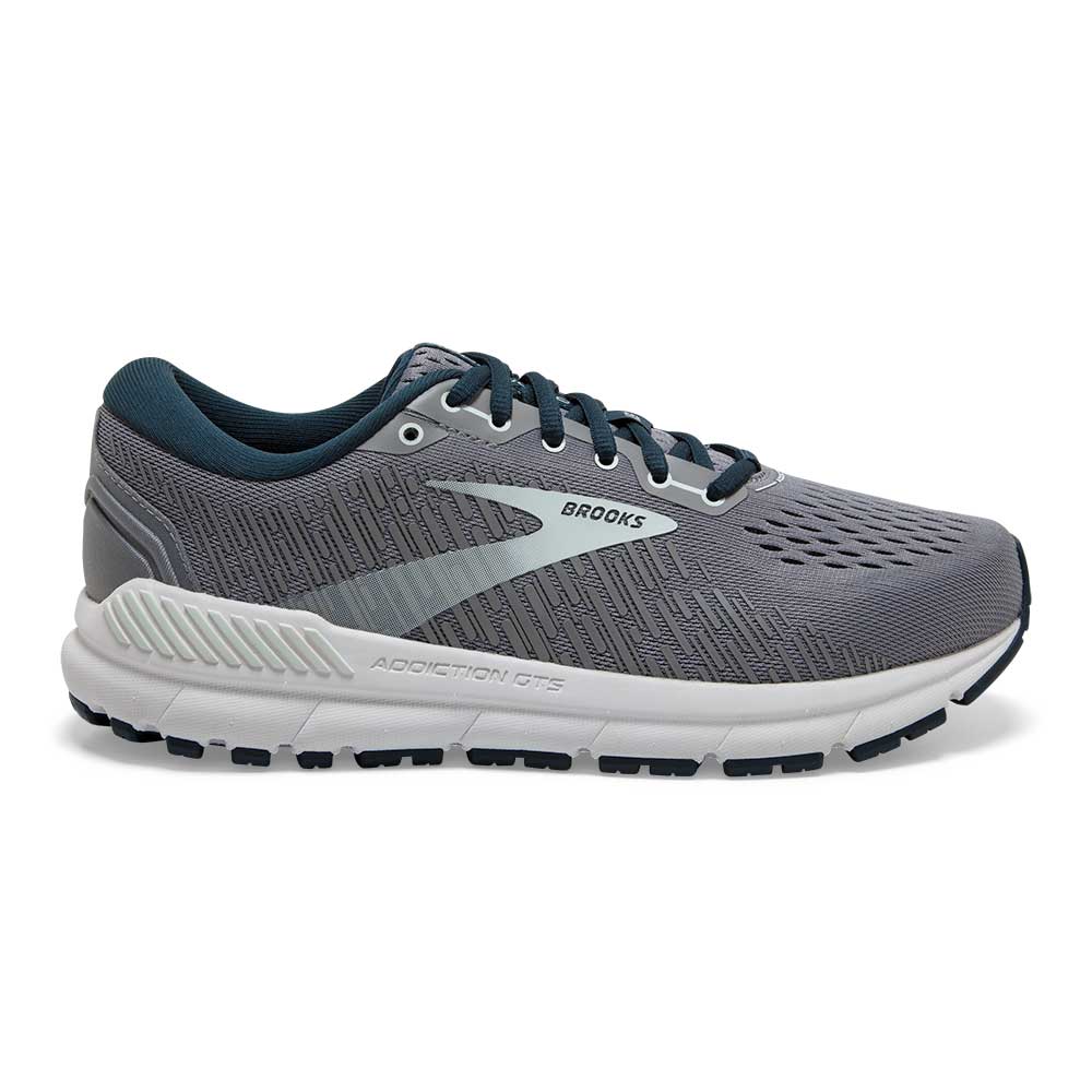 Brooks, Scarpe da corsa Addiction GTS 15 Donna - Grigio/Nero/Acqua - Stretto (2A)