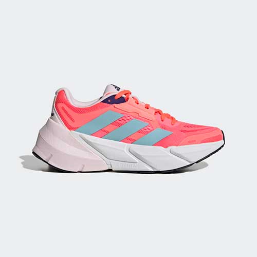 adidas, Scarpe da corsa AdiSTAR da donna - Turbo/Hazy Sky/Almost Pink - Regolare (B)