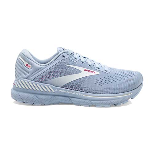 Brooks, Scarpe da corsa Adrenaline GTS 22 Donna - Kentucky Blue/White/Rose - Regolare (B)