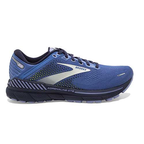 Brooks, Scarpe da corsa Adrenaline GTS 22 da donna - Blu/Purple/Nightlife - Regolare (B)