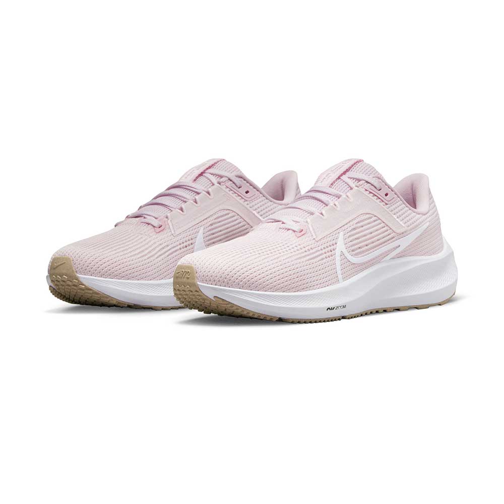 Nike, Scarpe da corsa Air Zoom Pegasus 40 Donna - Rosa Perla/Bianco/Schiuma Rosa - Regolare (B)