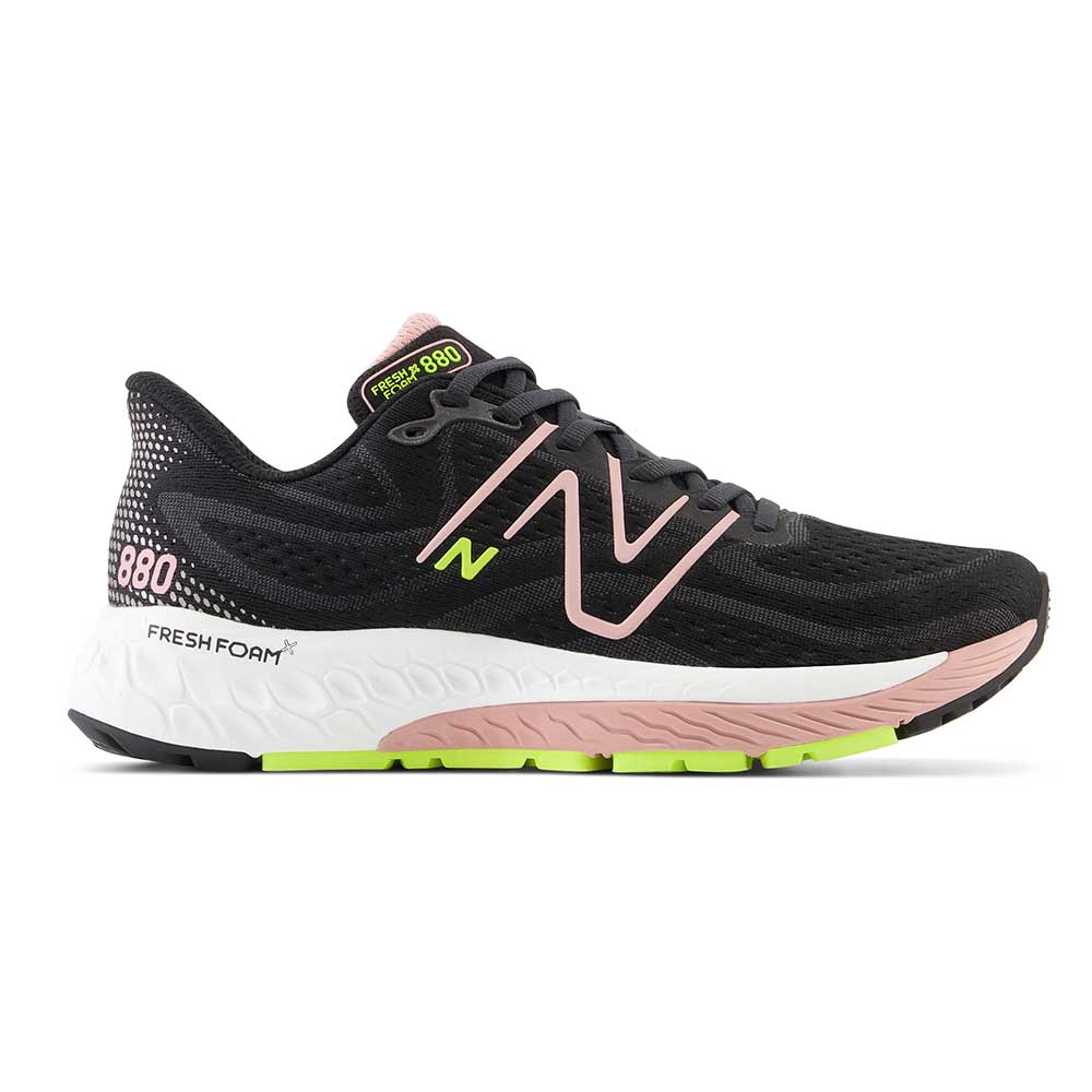 Nuovo equilibrio, Scarpe da corsa Fresh Foam X 880v13 da donna - Nero/Rosa Luna - Regolare (B)