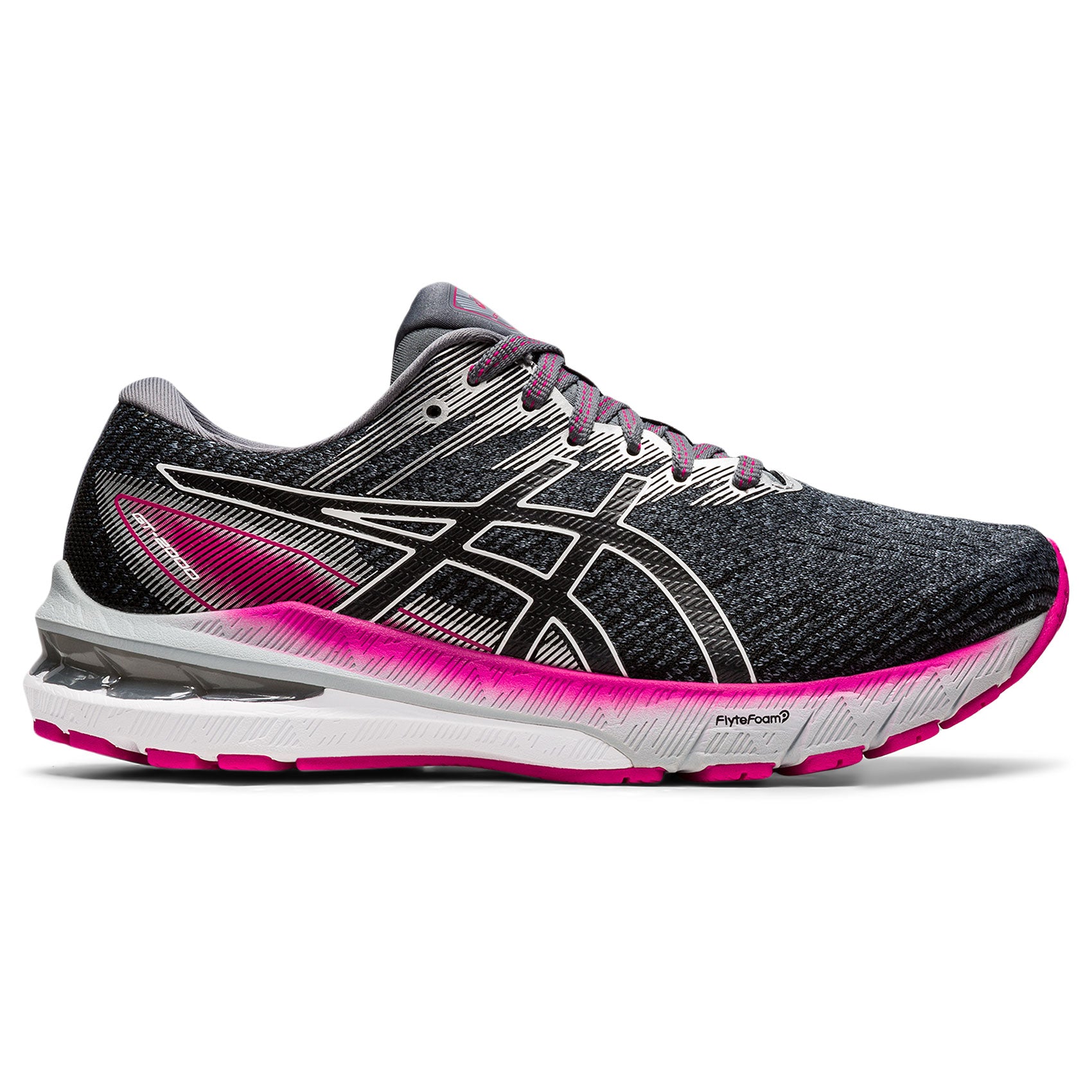 Asics, Scarpe da corsa GT-2000 10 da donna - Sheet Rock/Pink Rave - Wide (D)