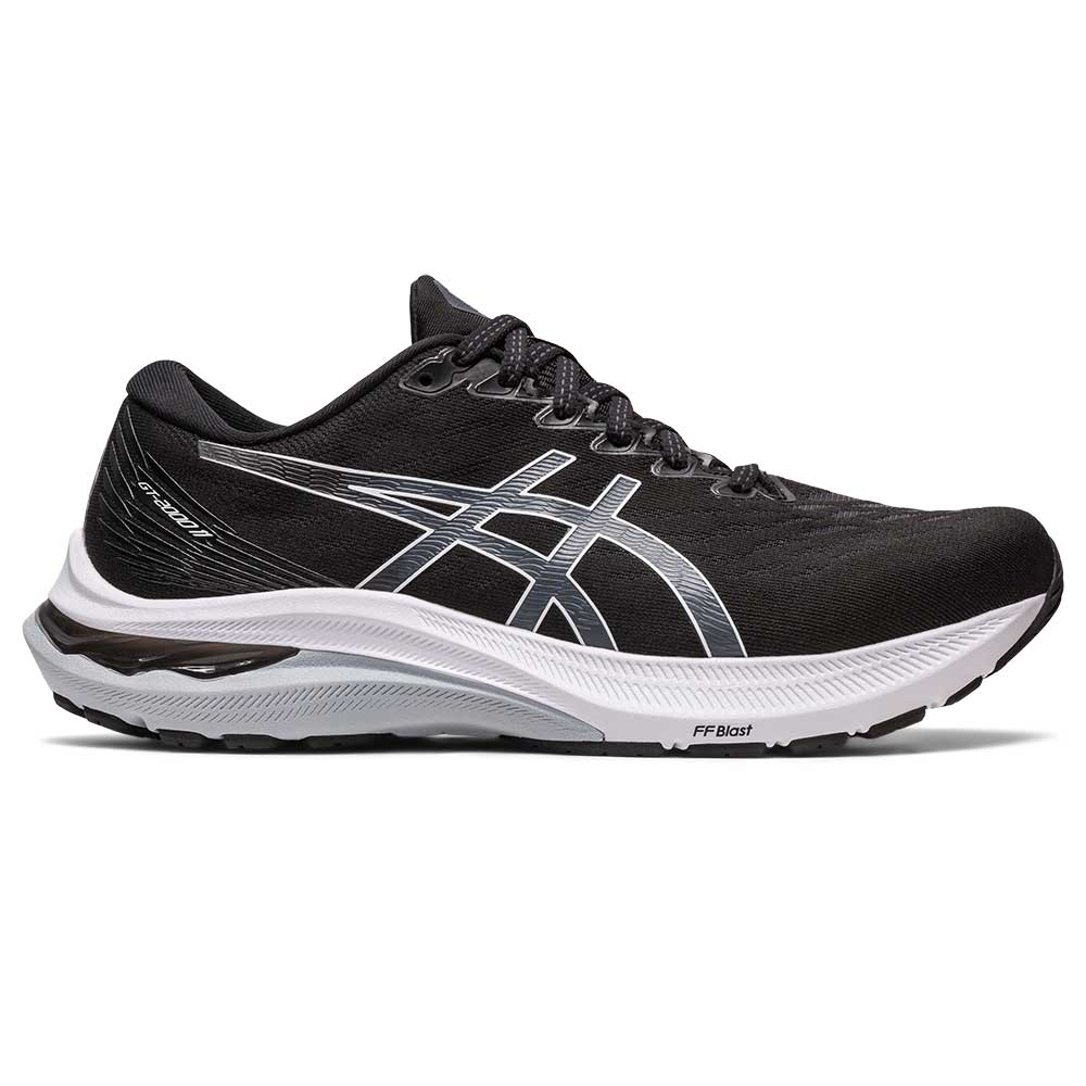 Asics, Scarpe da corsa GT-2000 11 da donna - Nero/Bianco - Regolare (B)