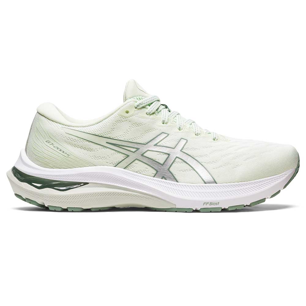 Asics, Scarpe da corsa GT-2000 11 da donna - Verde Sussurro/Argento puro - Regolare (B)