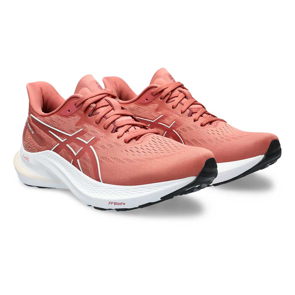 Asics, Scarpe da corsa GT-2000 12 da donna - Light Garnet/Brisket Red- Regular (B)