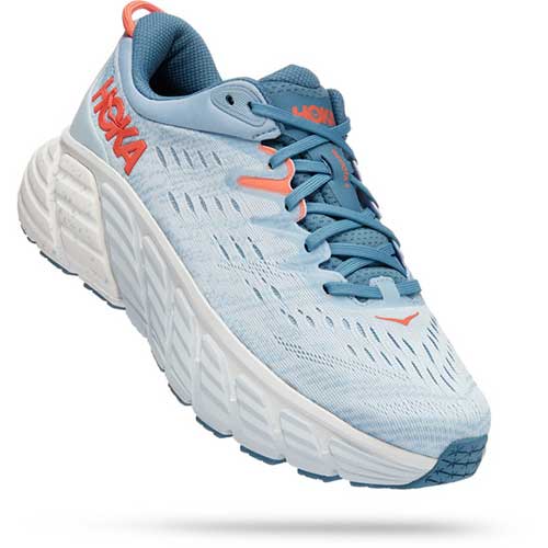 HOKA, Scarpe da corsa Gaviota 4 Donna - Blue Fog/Plein Air - Regolare (B)