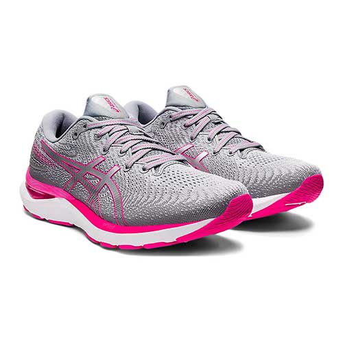 Asics, Scarpe da corsa Gel-Cumulus 24 da donna - Sheet Rock/Pink Glo - Regolare (B)