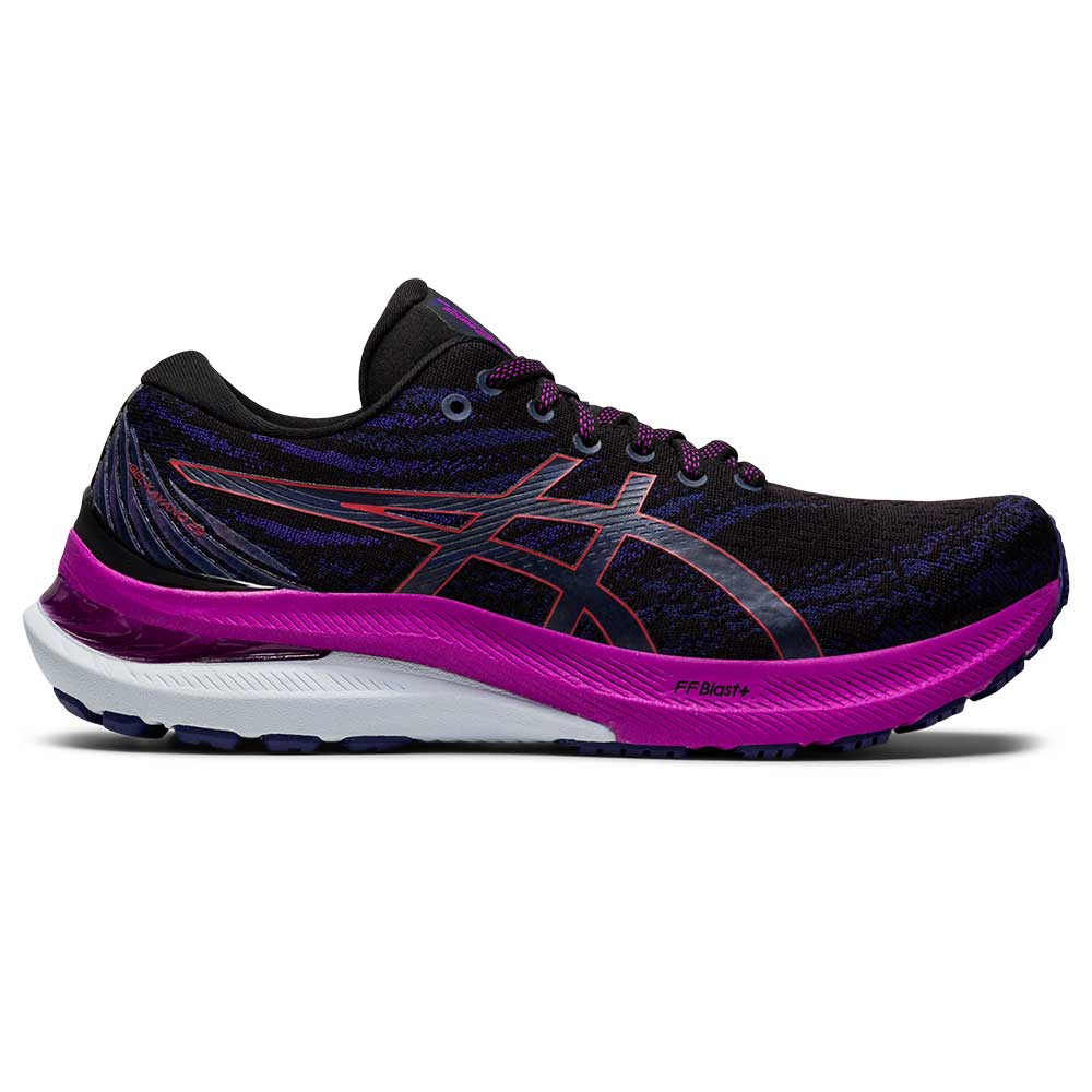 Asics, Scarpe da corsa Gel-Kayano 29 da donna - Allarme nero/rosso - Ampio (D)